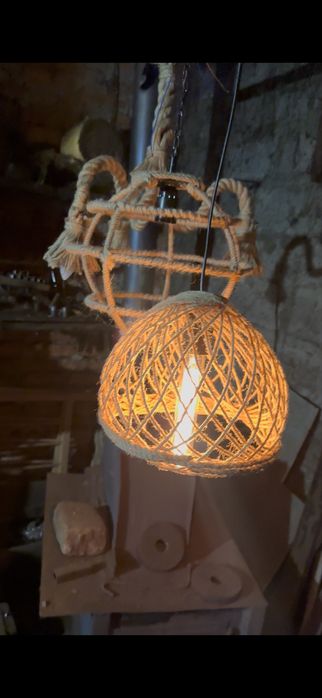 Люстра лофт канаты