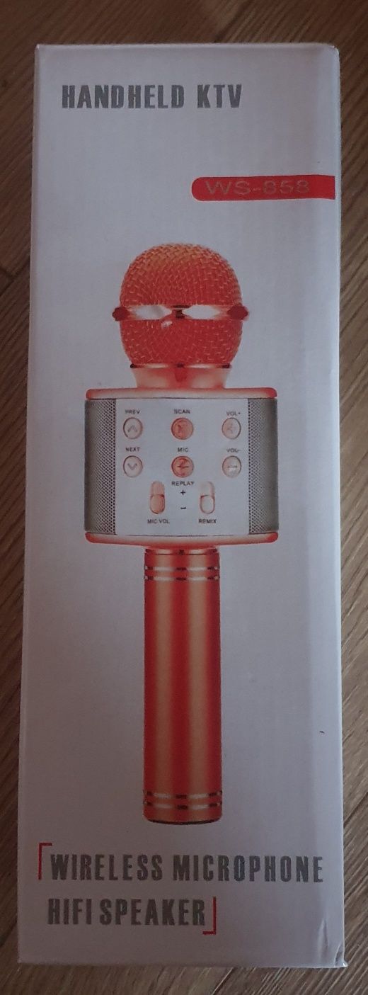 Mikrofon bezprzewodowy z głośnikiem KARAOKE BLUETOOTH