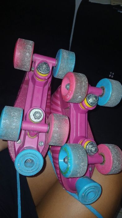 Patins  rosa de criança