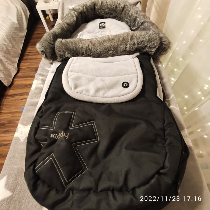 Śpiworek Kiddy i Mufki na pałąk wózka