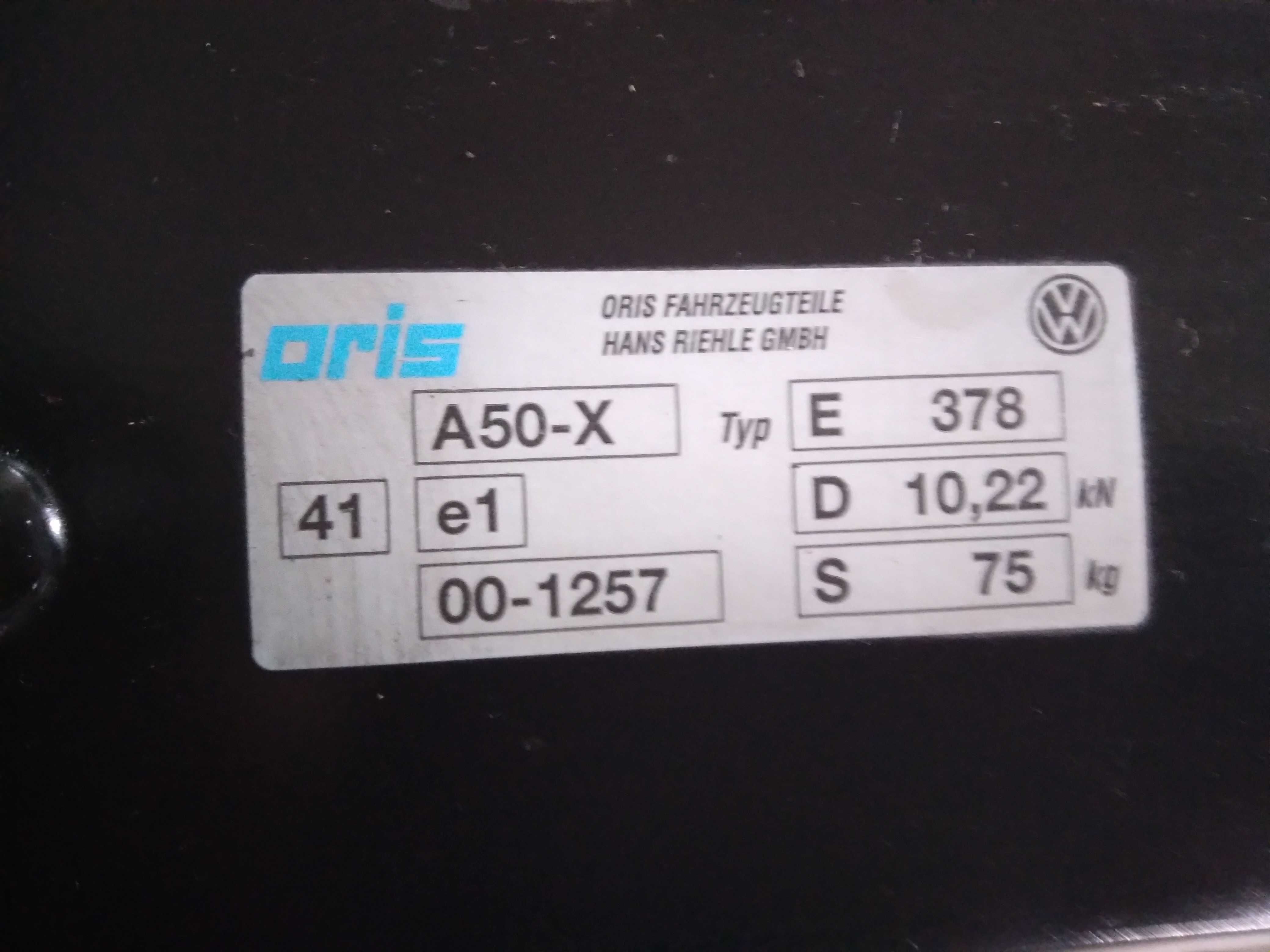 ORYGINALNY HAK Holowniczy VW Touran 03-15