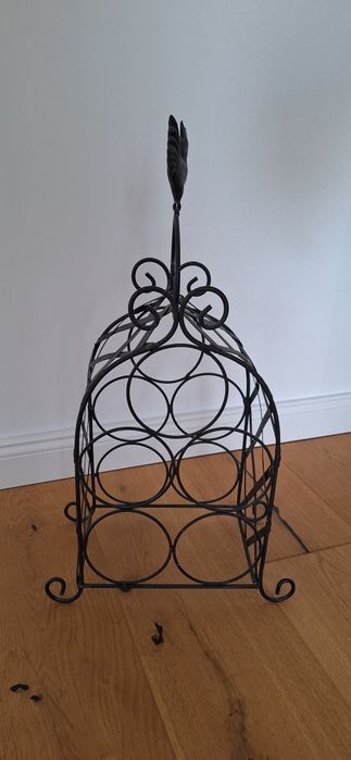 Stojak na wino vintage