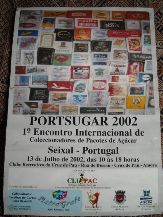 cartaz/poster Colecionadores de pacotes açucar