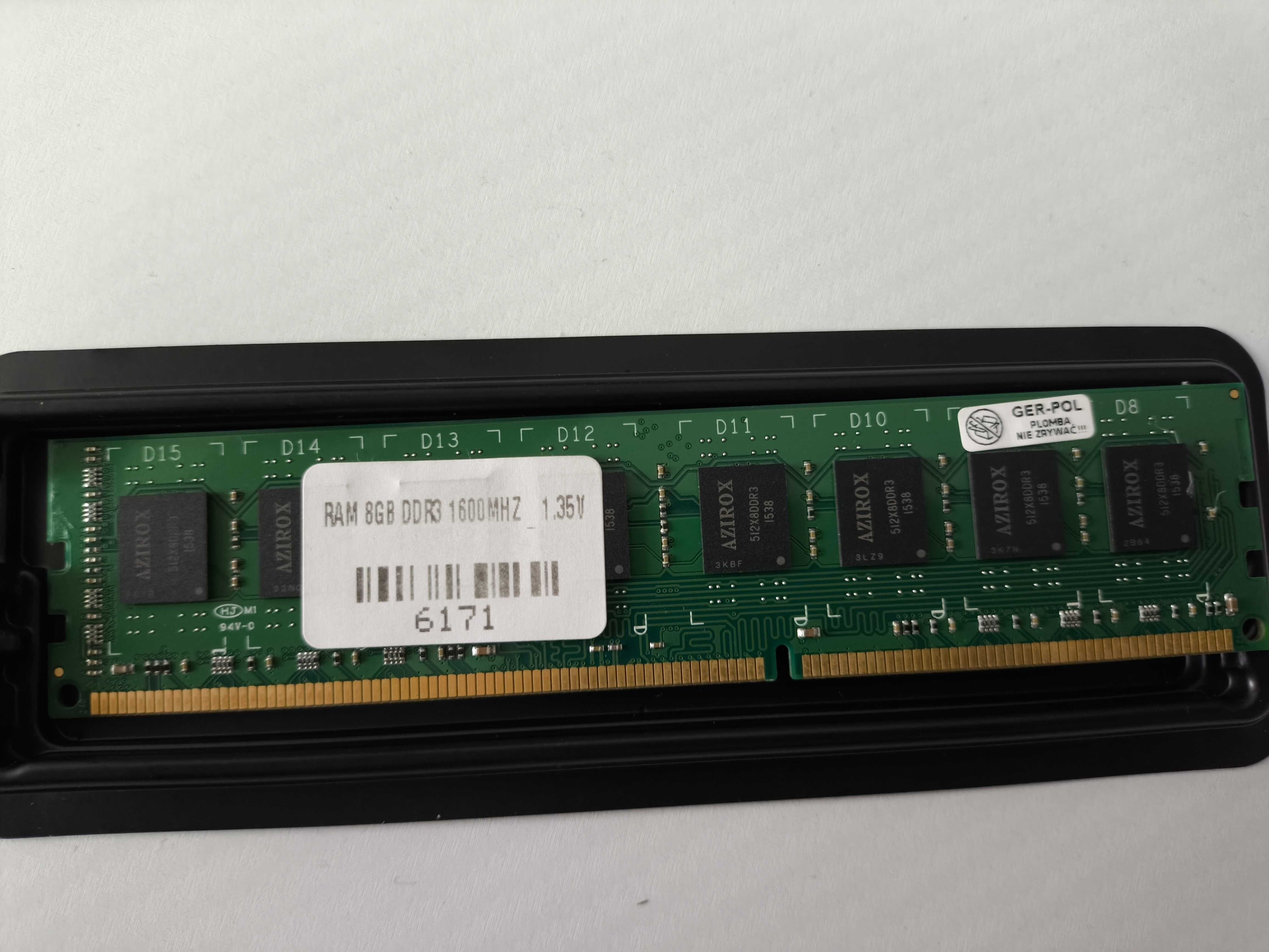 Pamięć RAM DDR3 8GB 1600 1.35V