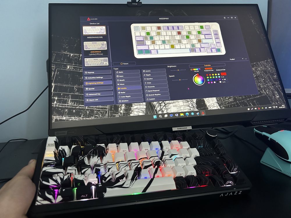 Ajazz ak820 Max Magnetic switch x nacodex
