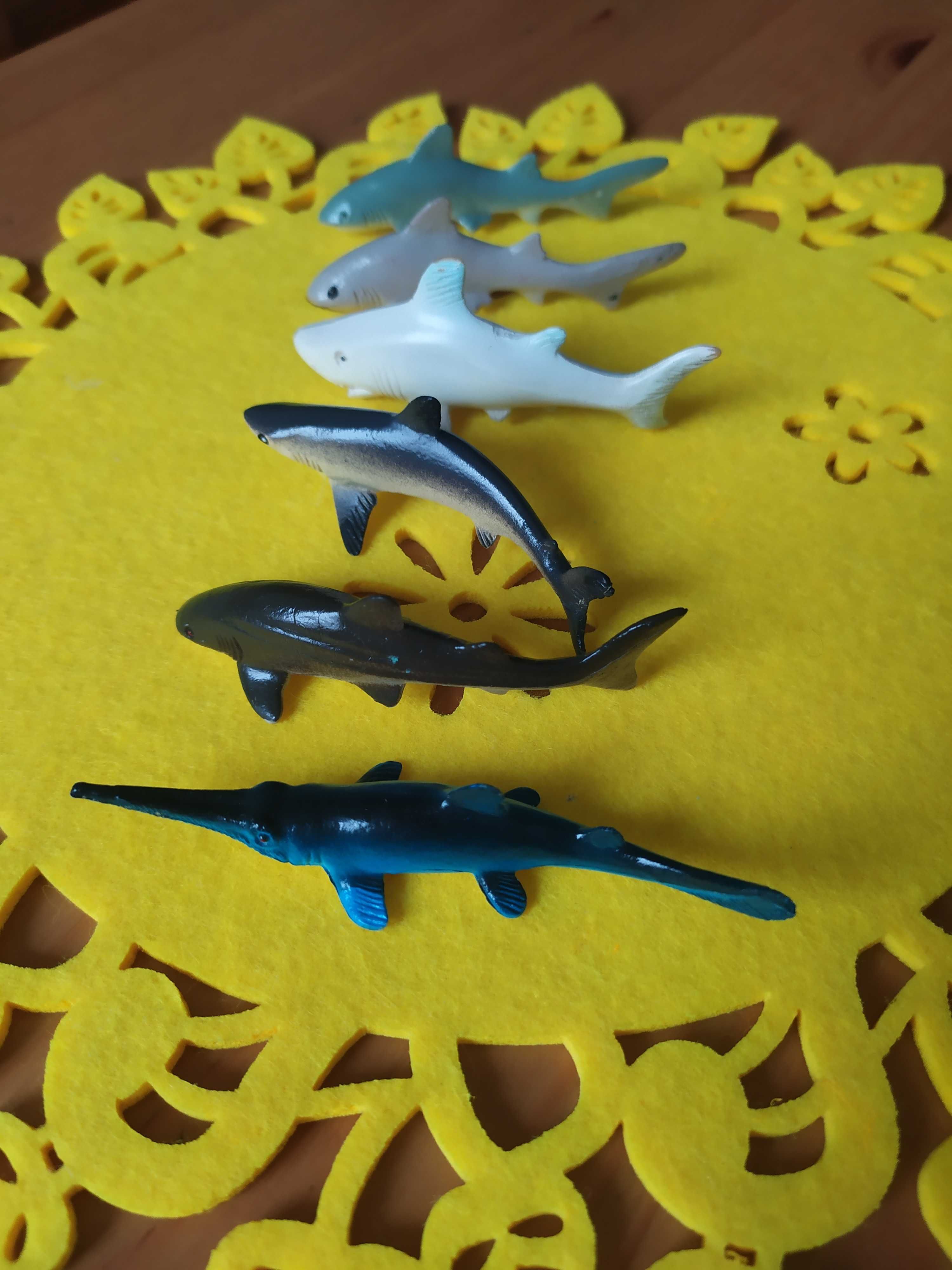 Figurki zabawki morskie zwierzęta.
