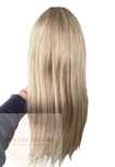 Bardzo dluga peruka blond wlosy naturalne prosta 100% ludzkie
