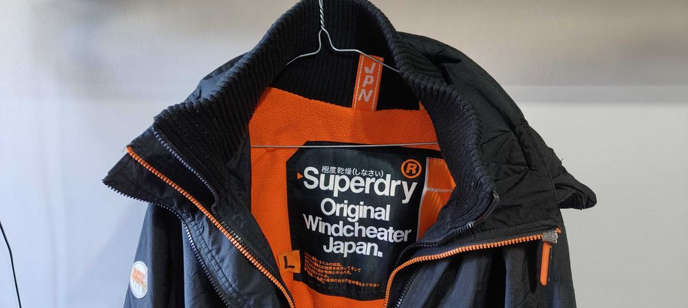 Superdry Kurtka Męska z Kapturem. L