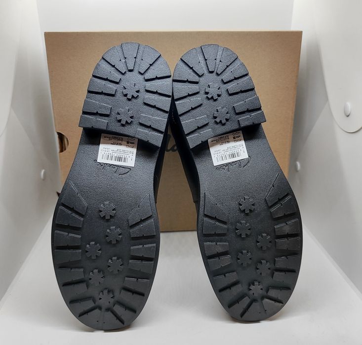 25 26,5см водонепроницаемые кожаные зимние ботинки Clarks ор