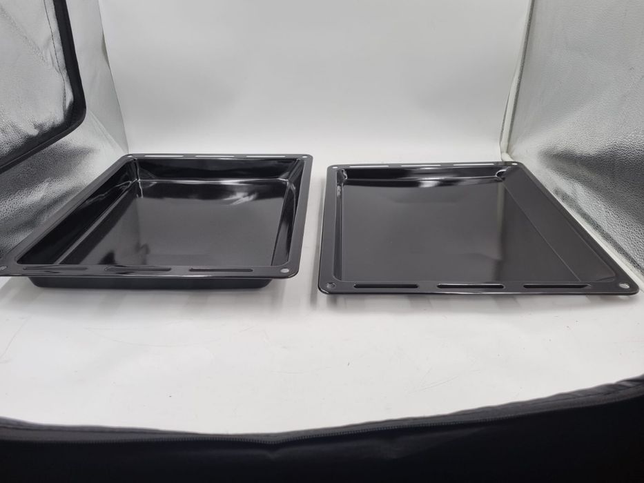 ICQN blachy z kratką do piekarnika 445 x 375 mm 25 mm i 50 mm