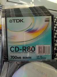 CD-R TDK , боксы и несколько DVD  1 лотом