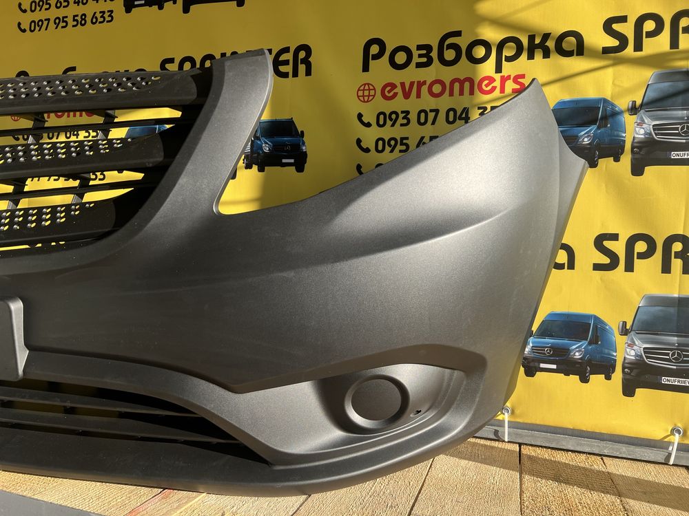 Бампер передний решотка mercedes vito 447 2014 Разборка вито 447