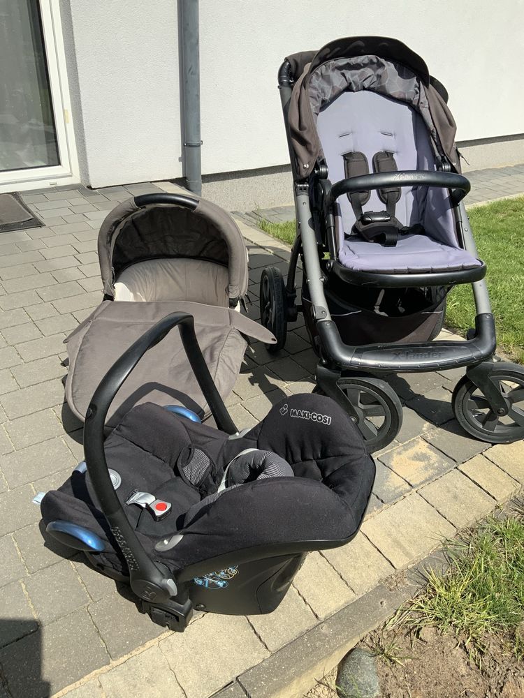 X-lander x-move+ maxi-cosi wózek+nosidełko cały komplet