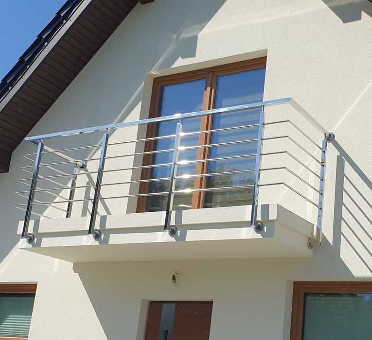 Balustrada ze stali nierdzewnej