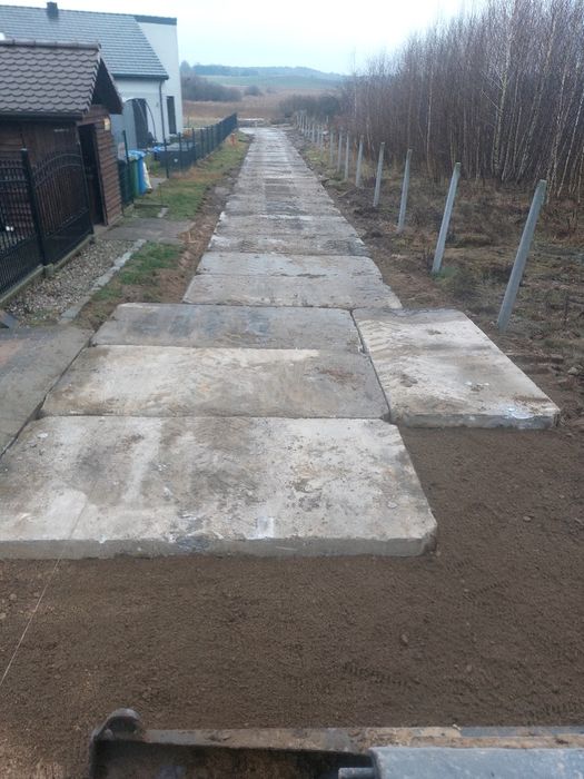 Prace ziemne niwelacja wykopy