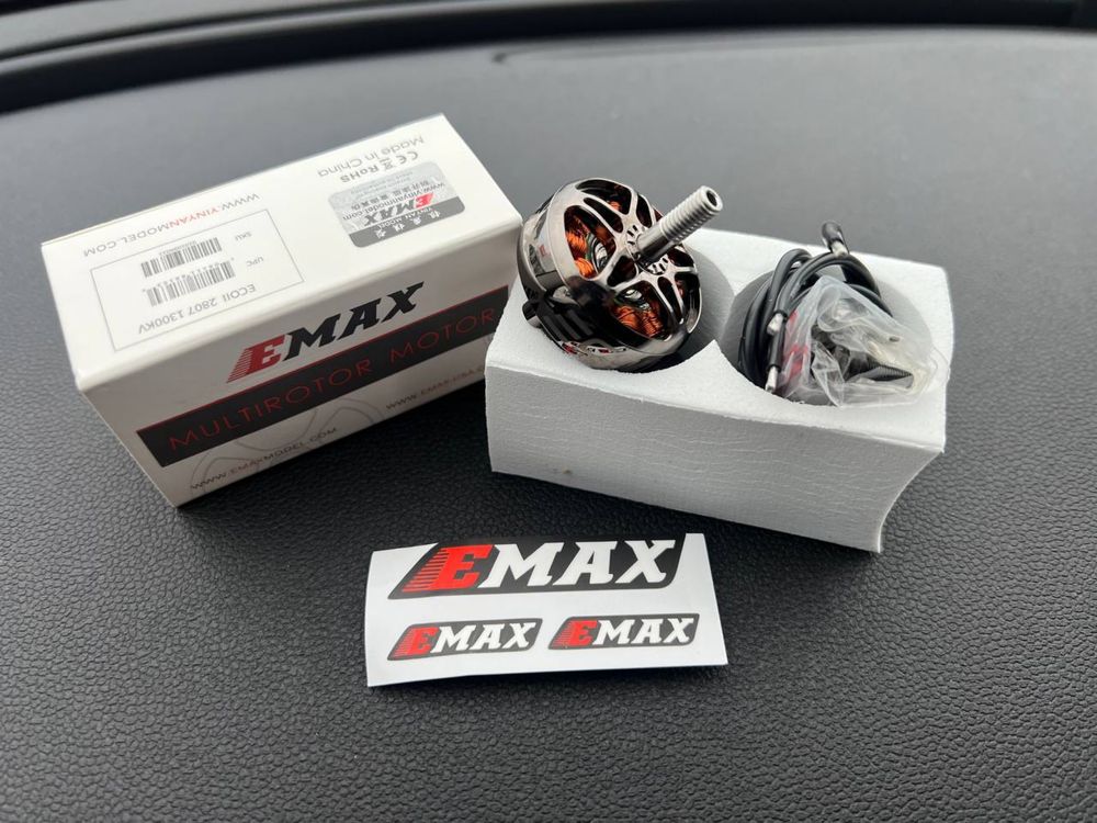 Двигуни EMAX ecoii 2807 1300kv мотори в наявності