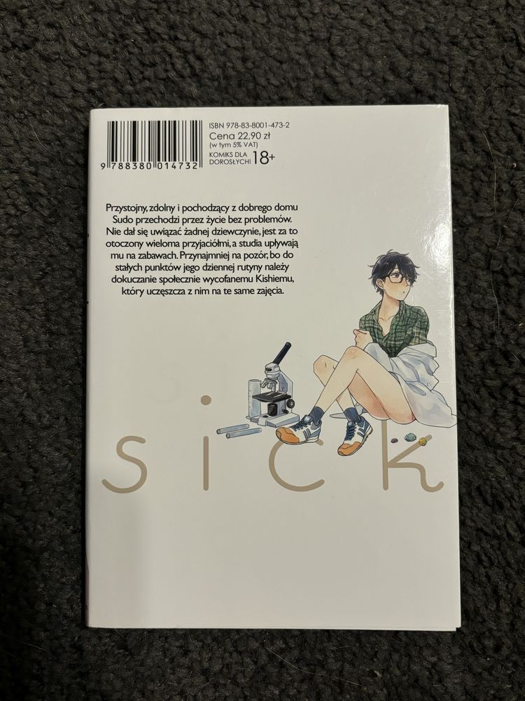 Sick manga jednotomówka boys love romans yaoi
