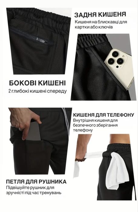 Чоловічий спортивний костюм з принтом | Комплект