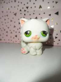 Autentyczny biały kot perski LPS Hasbro #15