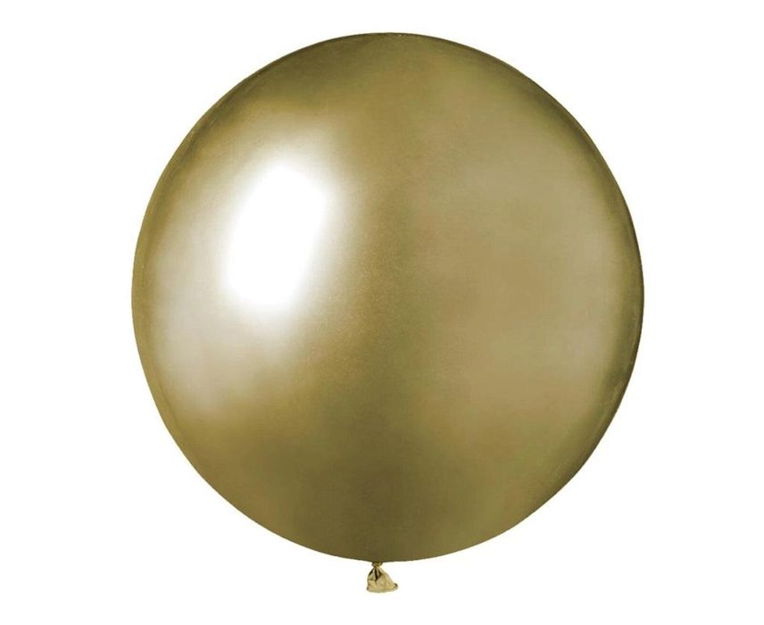 Balony chromowane złote 48cm 25szt Godan oprawa: blister