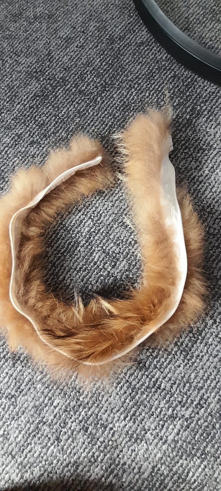 Obszycie kaptura futerko naturalne  65 cm