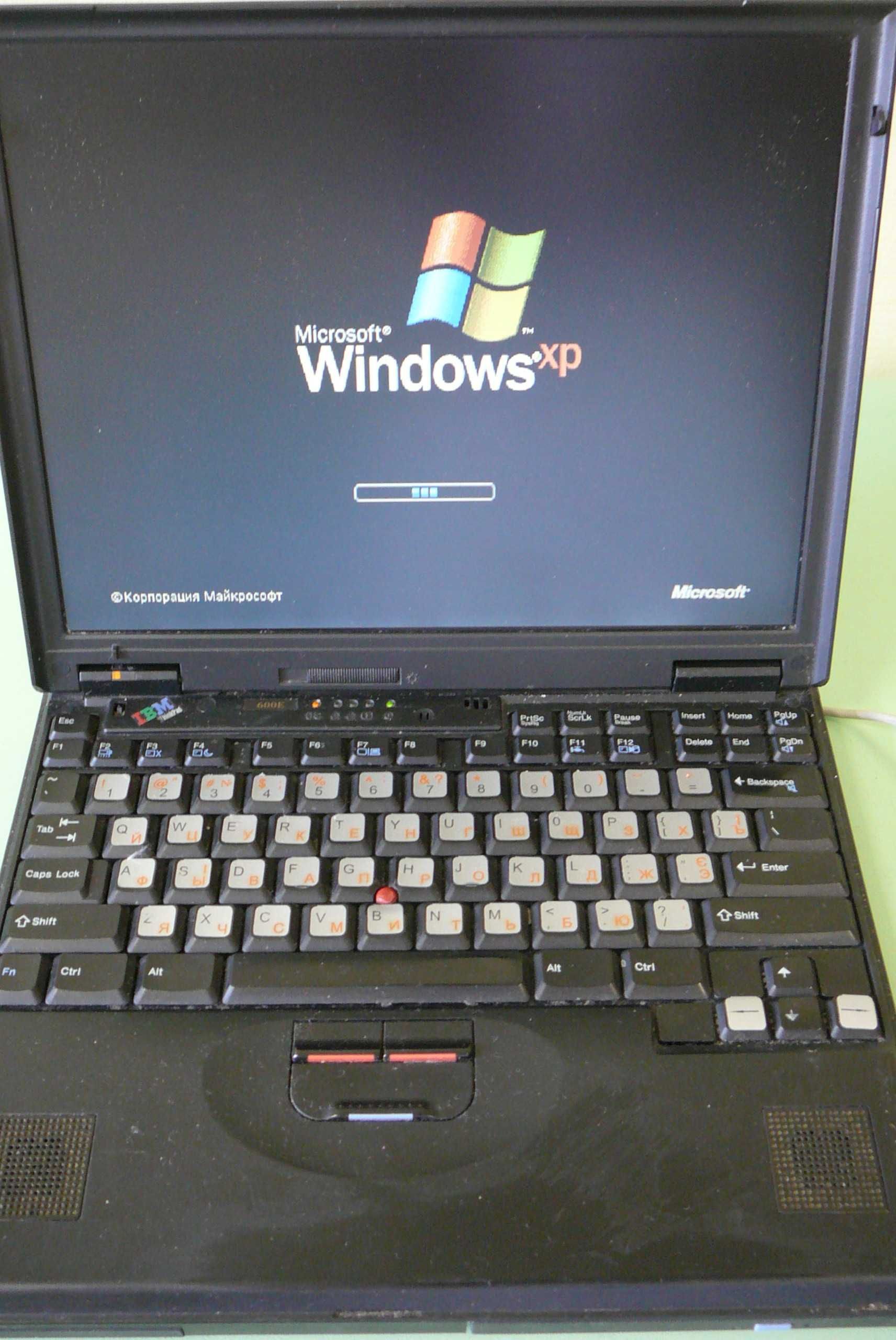 Раритетный ноутбук IBM ThinkPad Type 2645, рабочее состояние с 1998 г