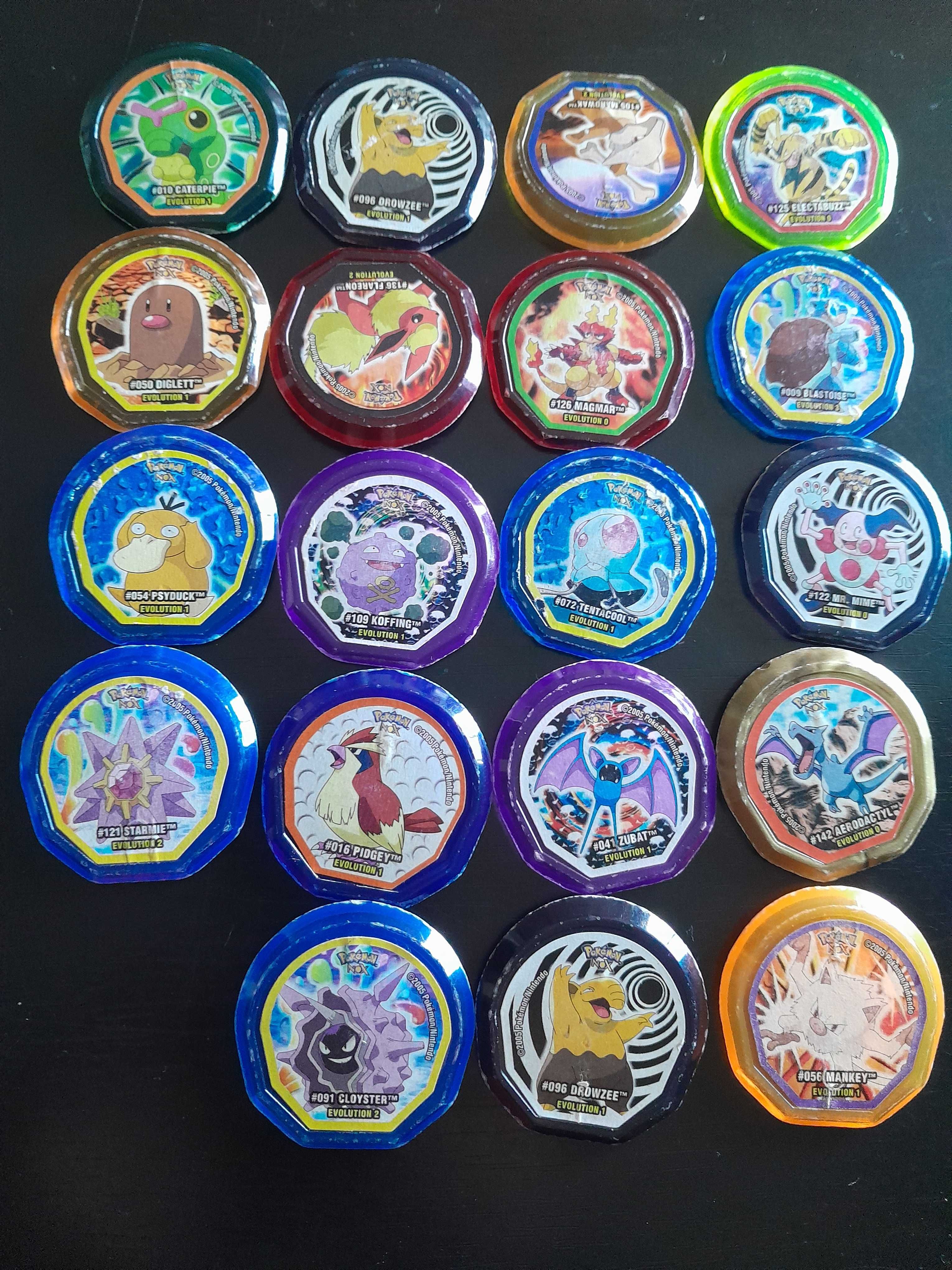 Tazos tema Pokemon