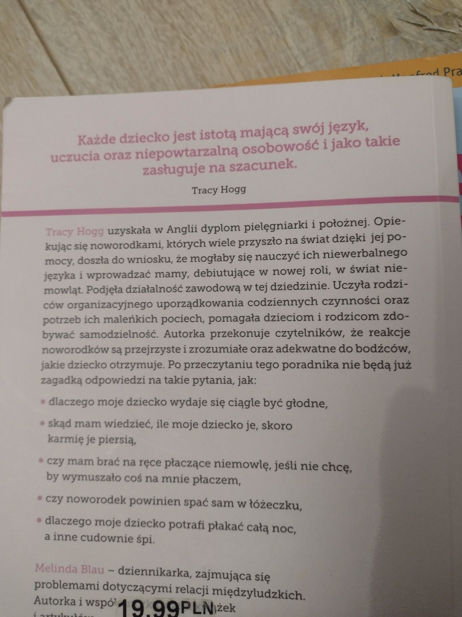 Język niemowląt Tracy Hogg