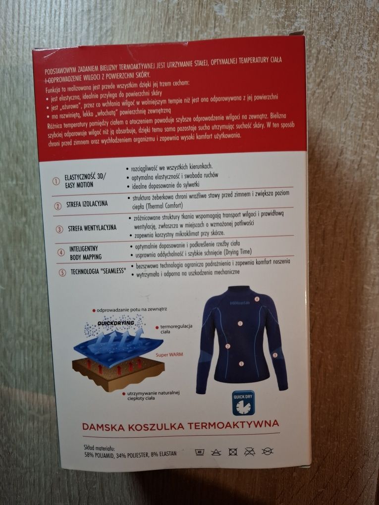 Koszulka damska termoaktywna HiMountain S/M