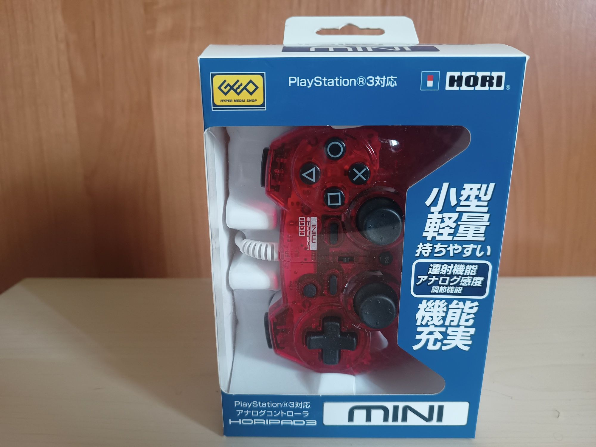Hori pad Mini Clear Red dla PlayStation 3