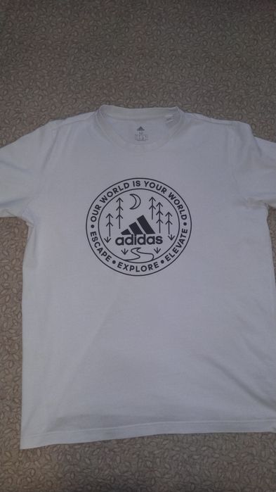 Футболка Adidas оригінал, біла. Розмір М