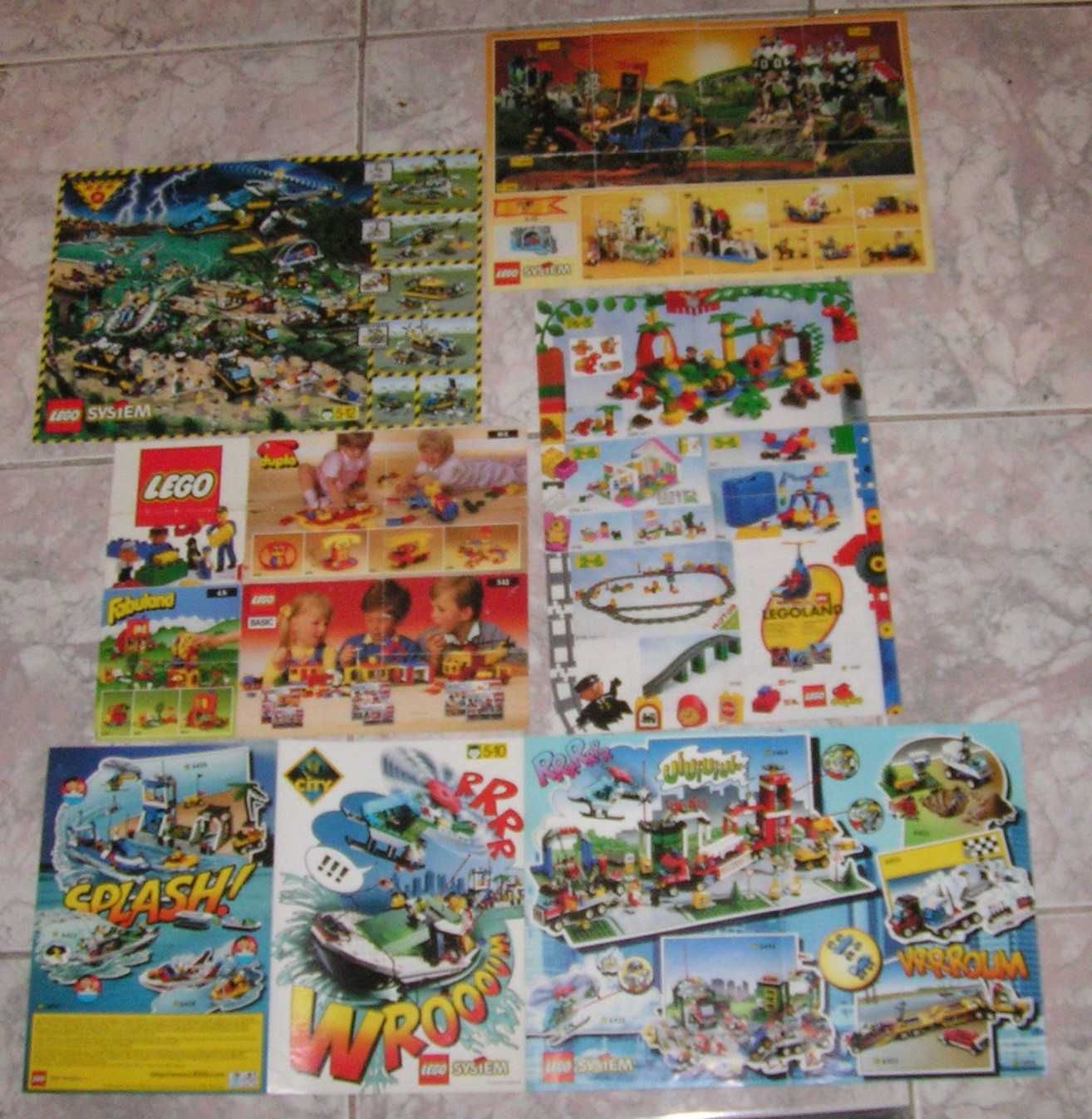 LEGO katalogi z lat 80-tych i 90-tych + katalog z 1973 roku