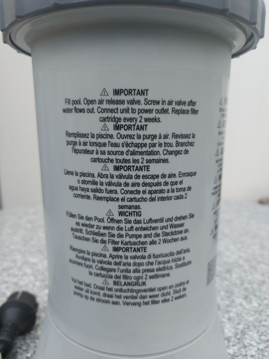 Motores de filtragem para piscina Intex