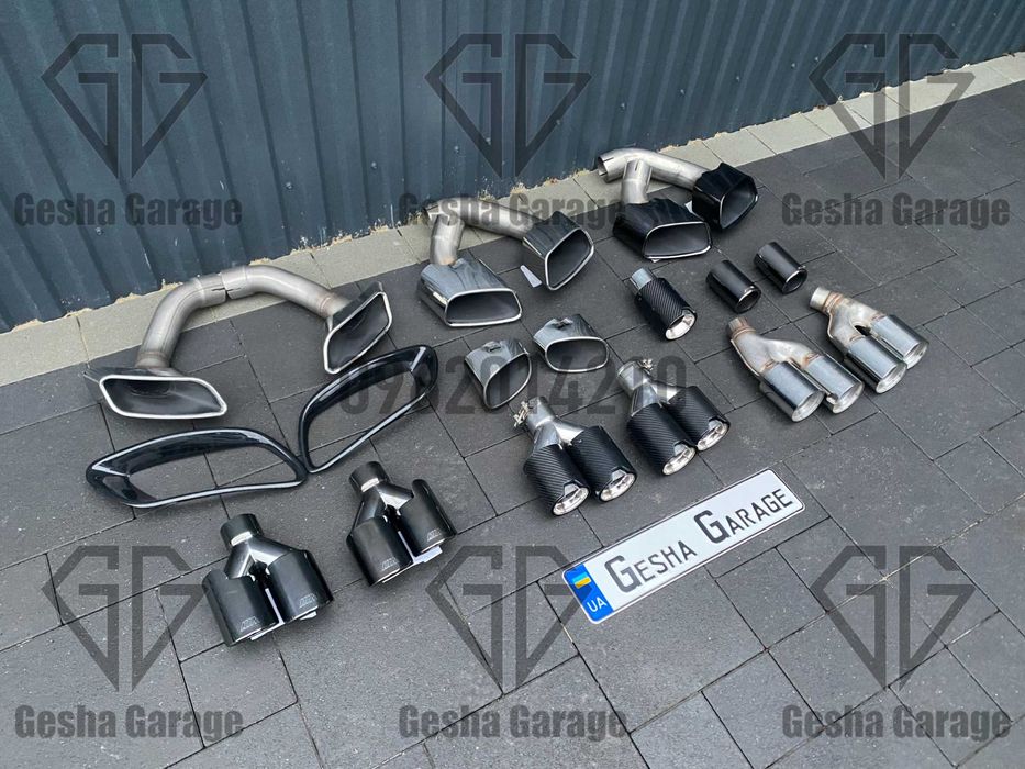 Насадки на выхлопную BMW БМВ E70 E71 F10 F11 F15 G30 G31 в наличии