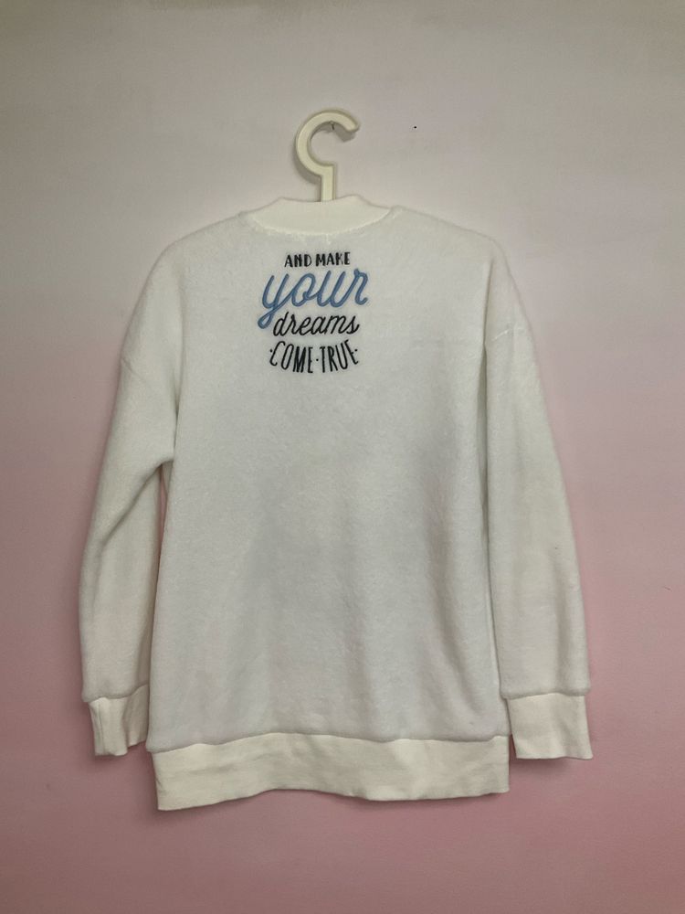 Bluza polar jednorozec oysho nowa z metka S biala