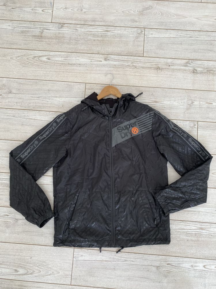 Дощовик/вітровка Superdry mens Grafic HOODED RAIN JACKET