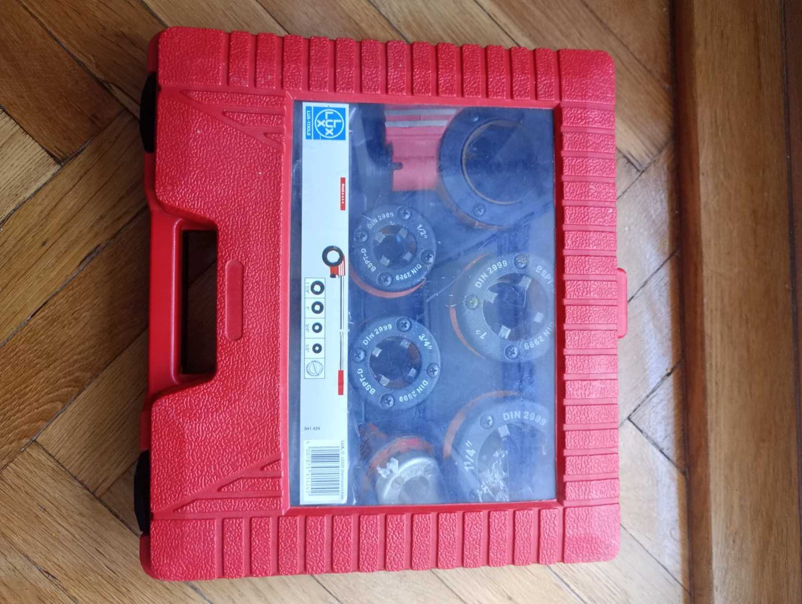 Gwintownica hydrauliczna do rur LuxTool+3/8 Pamet.Łady stan.
