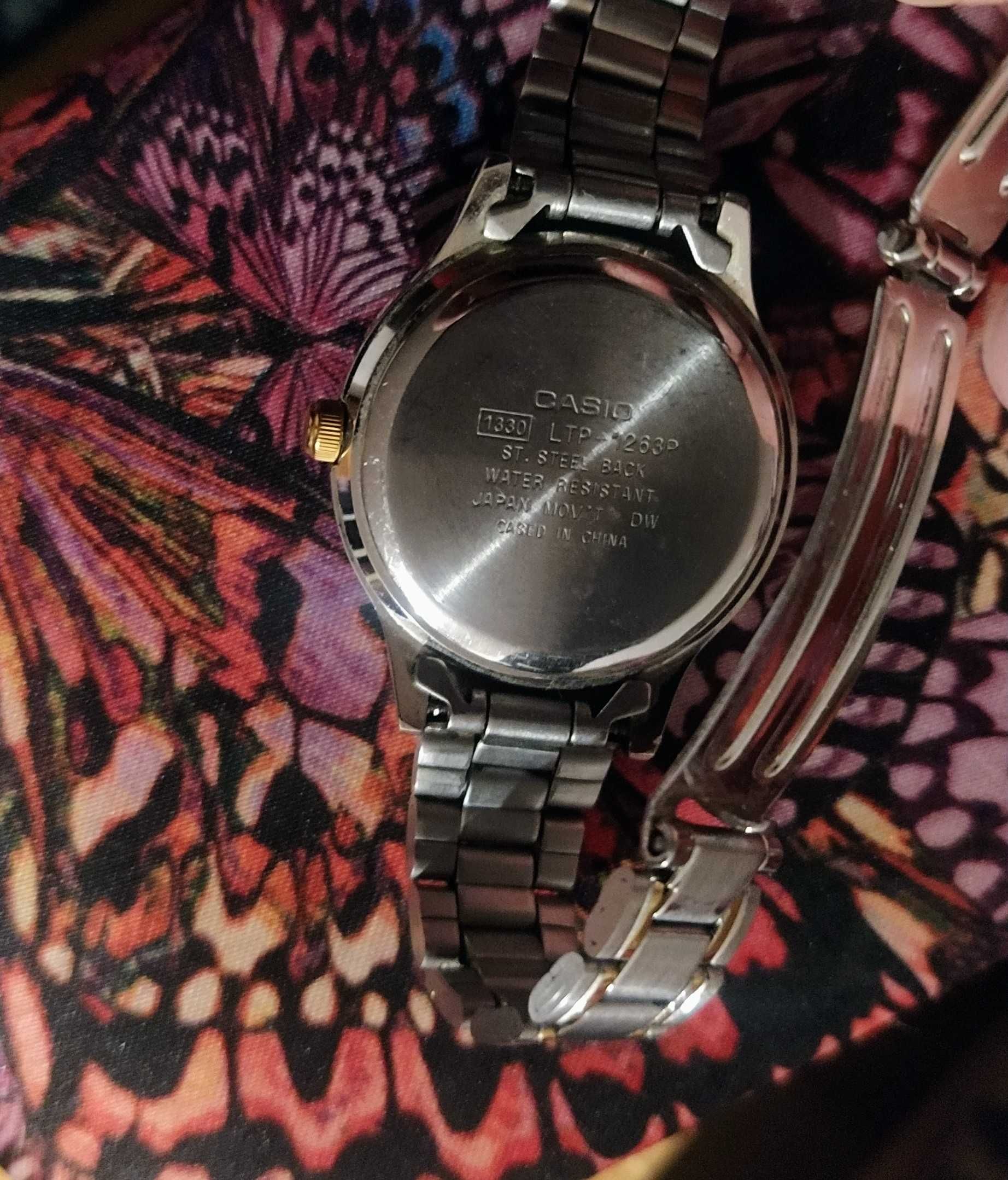 Zegarek damski na rękę Casio  Ltp-1263Pg-7 analogiczny elegancki