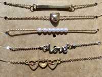 Pulseiras - conjunto de 5