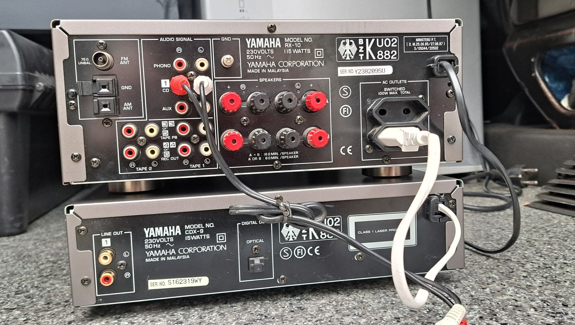Yamaha cdx 9 i rx 10