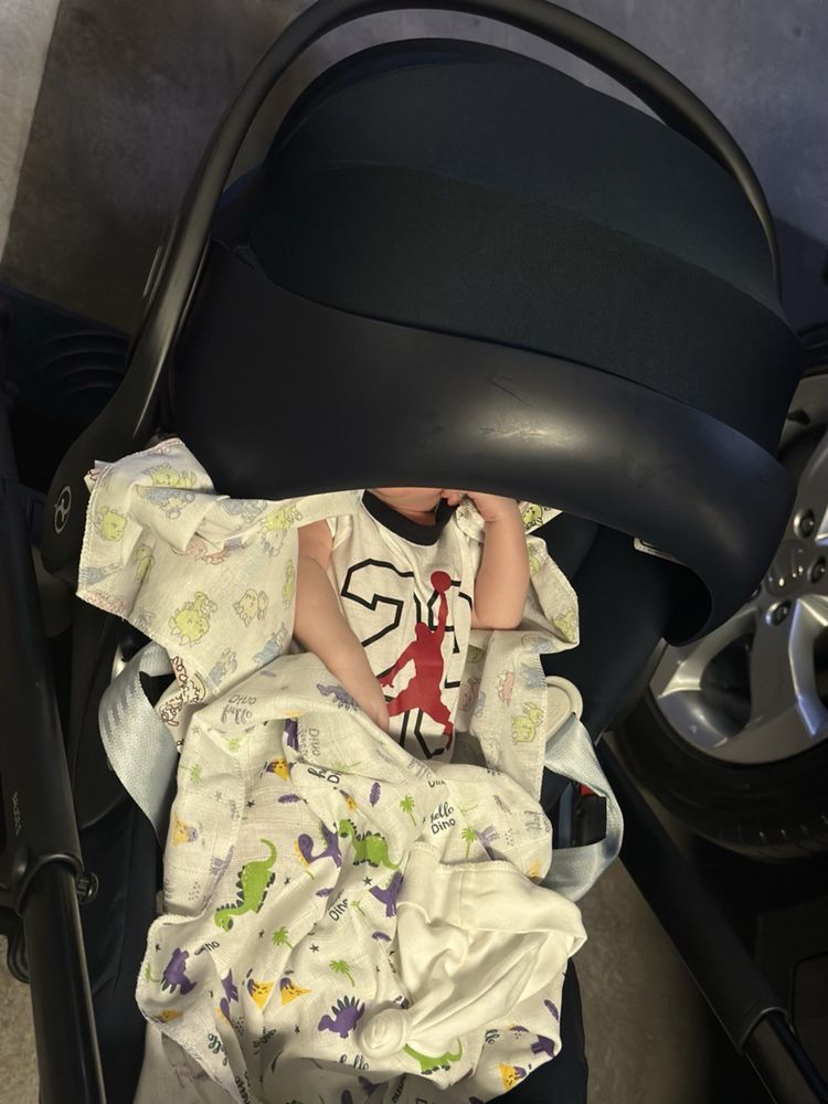 Коляска с автокреслом с базой и прогулкой  cybex balos s 4 в 1