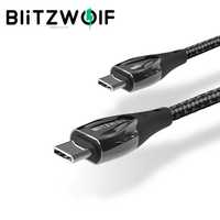 Blitzwolf BW-FC1 топовый премиум type-c PD кабель 5А 100W (1,8 метра)