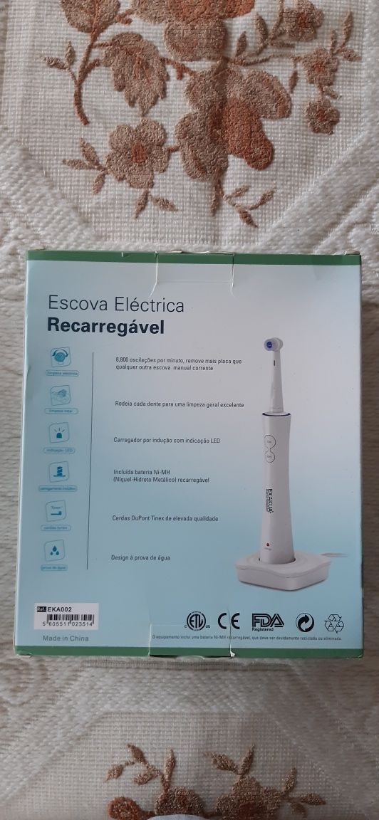 Exakua escova electrica recarregável