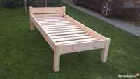 Nowe łóżko drewniane sosnowe 90x200 ze stelażem