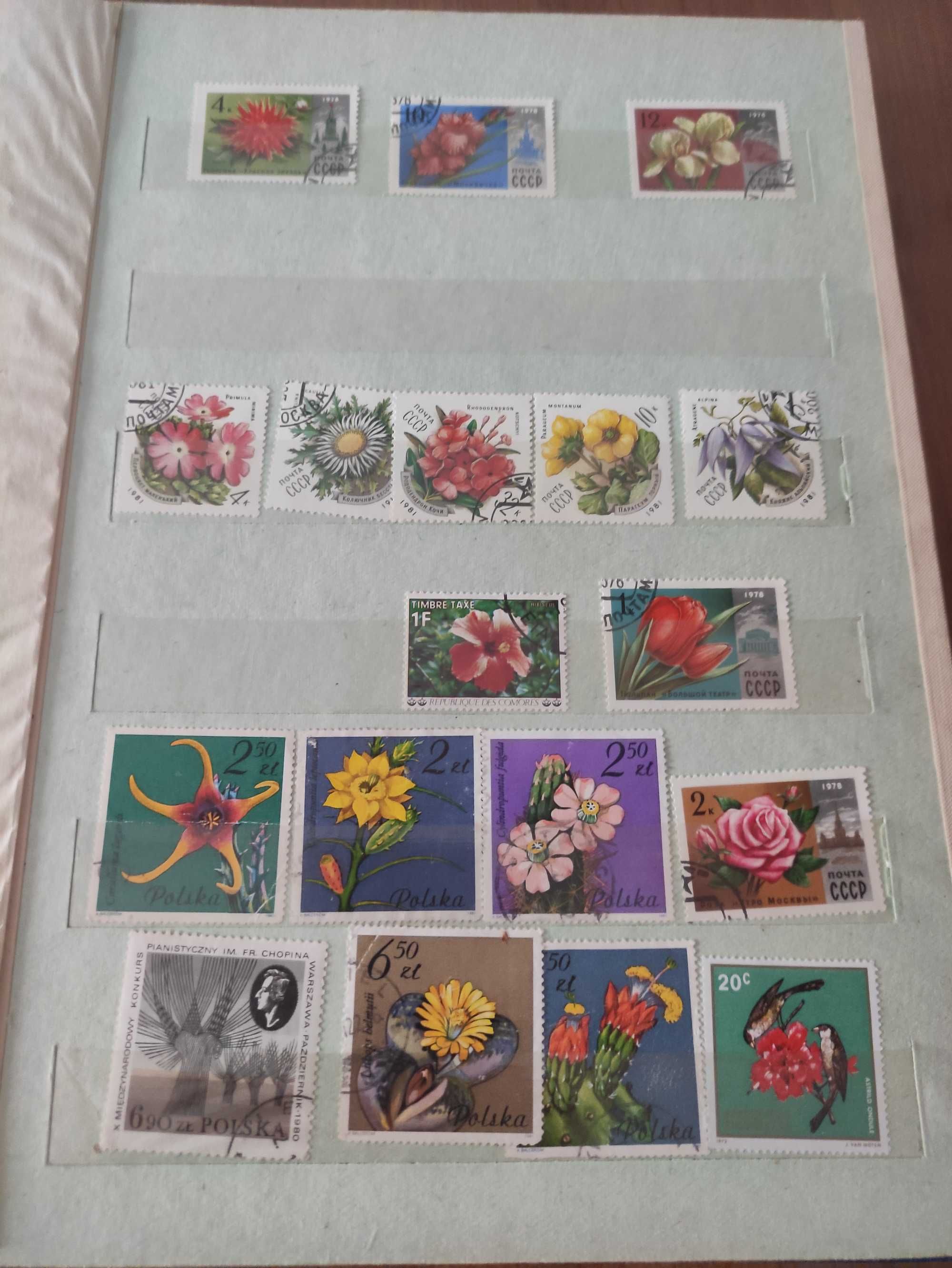Kolekcja unikatowych znaczków pocztowych