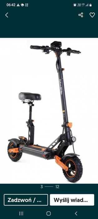 Hulajnoga elektryczna promocja kukirin g2 max 1000w NOWA dostępna od r