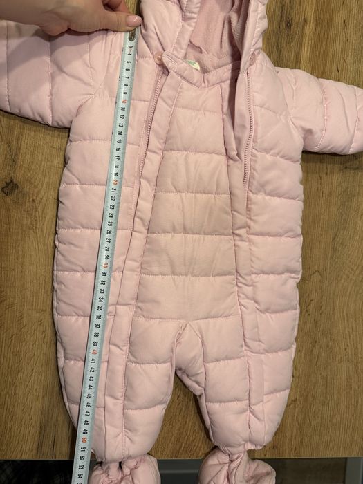 Дитячий комбінезон для дівчинки, зимовий комбінезон 56