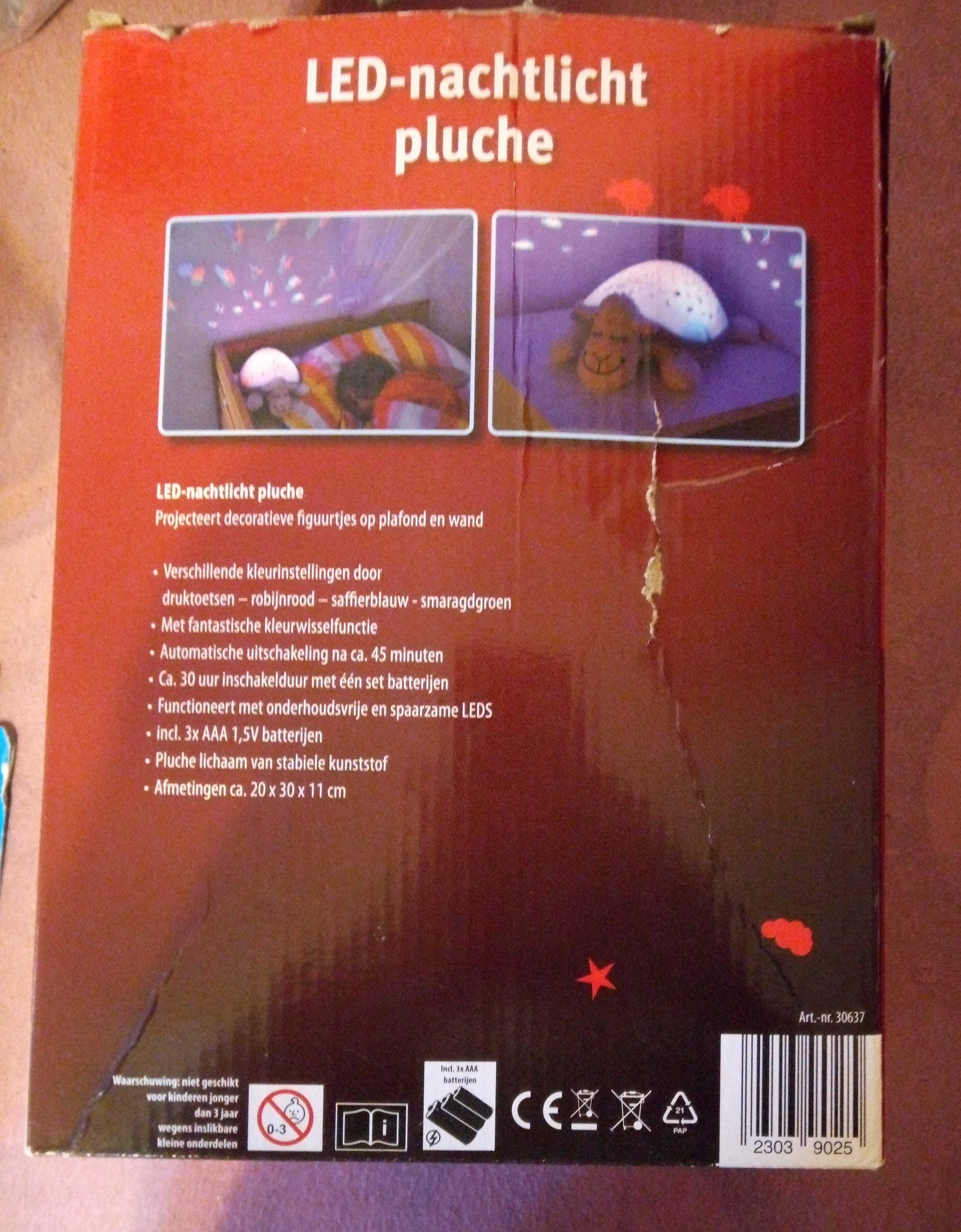 Nowa lampka owieczka 3 w 1 : projektor, maskotka, lampka
