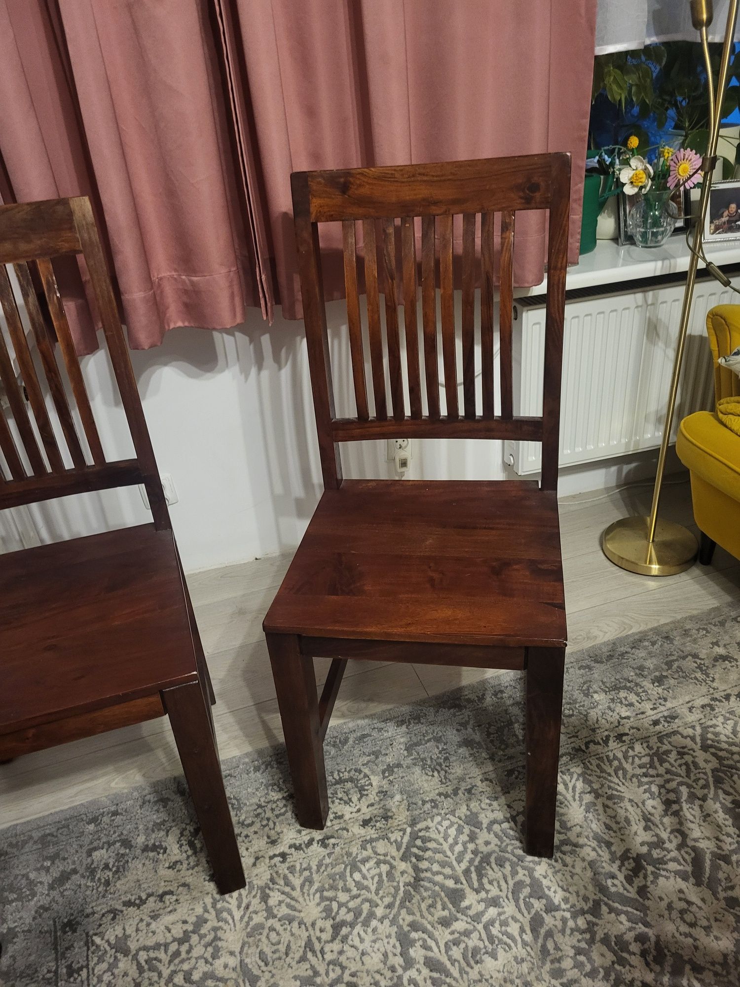 Stół 180×90 w stylu kolonialnym plus 5/6 krzeseł