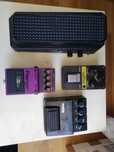 Pedais de guitarra e pedal board